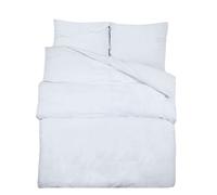 vidaXL Juego de funda nórdica microfibra ligera blanco 200x200 cm