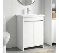 vidaXL Juego de muebles de baño Blanco 61 x 40 x 84,5 cm