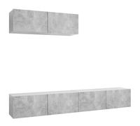 vidaXL Juego de muebles de salón 3 piezas 100x30x30 cm, Mueble de Salon, Mueble TV, Mueble TV salon, Mesa de TV, Mueble tele