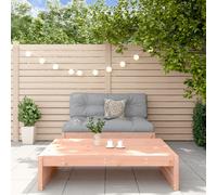 vidaXL Juego de muebles jardín 2 pzas y cojines madera abeto Douglas