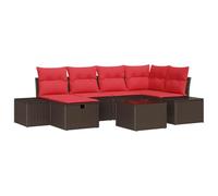 vidaXL Juego de Sofá 3 uds. ratán sintético | Cambia fácilmente el diseño cuando quieras, un bonito acabado de rattan sólido, perfecto para chiller afuera o recibir