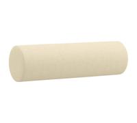 vidaXL Juego de sofás con cojines 2 piezas tela crema Crema