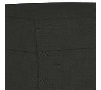 Vidaxl juego de sofás con cojines 3 piezas tela negro