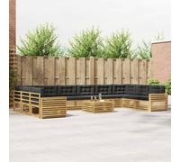 vidaXL Juegos de sofás Madera de Acacia Sólida