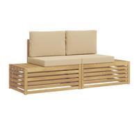 vidaXL Juegos de sofás 3 Pieza 182,5 x 63 x 73 cm