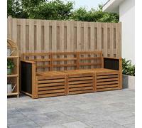 vidaXL Juegos de sofás 3 uds. Madera de Acacia Sólida