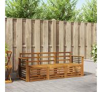 vidaXL Juegos de sofás 3 uds. Madera de Acacia Sólida