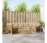 vidaXL Juegos de sofás Madera de Acacia Sólida
