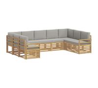 vidaXL Juegos de sofás Madera de Acacia Sólida