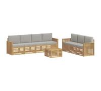 vidaXL Juegos de sofás Madera de Acacia Sólida