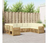 vidaXL Juegos de sofás Madera de Acacia Sólida