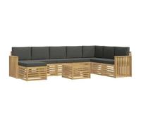 vidaXL Juegos de sofás Madera de Acacia Sólida