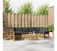 vidaXL Juegos de sofás Madera de Acacia Sólida