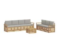 vidaXL Juegos de sofás Madera de Acacia Sólida