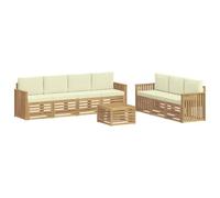 vidaXL Juegos de sofás Madera de Acacia Sólida