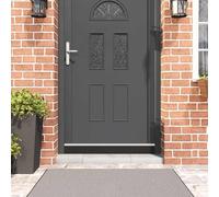 vidaXL Juntas de burlete autoadhesivas para puertas, 12 unidades, color plateado, 100 cm
