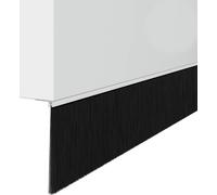vidaXL Juntas de burlete para puertas, autoadhesivas, 12 unidades, 100 cm, aleación de aluminio