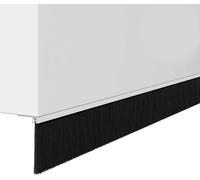vidaXL Juntas de burlete para puertas, autoadhesivas, 12 unidades, 100 cm, aleación de aluminio