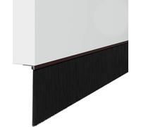 vidaXL Juntas de burlete para puertas, autoadhesivas, 12 unidades, 100 cm, aleación de aluminio