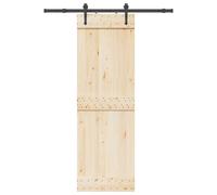 vidaXL Juego de herrajes para puertas correderas, 152,5 cm, acero, color