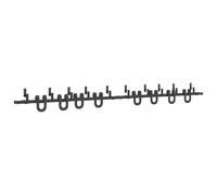 vidaXL Kit de herrajes para puertas correderas, 366 cm, acero, color