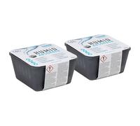 vidaXL Lafita Absorbedores de humedad con bolsas de recambio 2 unidades 450 g
