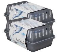 vidaXL Lafita Absorbedores de humedad con bolsas de recambio 2 unidades 900 g