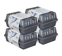 vidaXL Lafita Absorbedores de humedad con bolsas de recambio 4 unidades 900 g