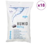 vidaXL Lafita Absorbentes de humedad de recambio 18 unidades 900 g