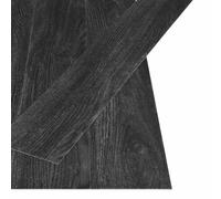 vidaXL Lama de Suelo Autoadhesiva Gris antracita 4,46 m² 32 uds. PVC