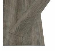 vidaXL Lama de Suelo Autoadhesiva Gris y marrón 4,46 m² 32 uds. PVC