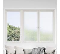 vidaXL Lámina de ventana esmerilada diseño de rayas PVC 0,9x50 m