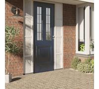 vidaXL Lámina de ventana esmerilada patrón de estrella PVC 90x500 cm