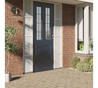 vidaXL Lámina de ventana esmerilada PVC blanco 45x1000 cm