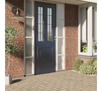 vidaXL Lámina de ventana esmerilada PVC gris 45x2000 cm