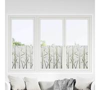 vidaXL Lámina estática para ventanas Bambú esmerilado 45 x 500 cm PVC