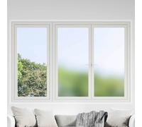 vidaXL Lámina estática para ventanas Gris Esmerilado 90 x 500 cm PVC