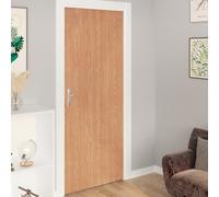 vidaXL Láminas autoadhesivas para puertas Película adhesiva PVC Ahorn 210x90 cm 2 uds