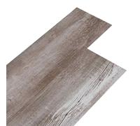 vidaXL: Láminas de suelo autoadhesivas de PVC, efecto madera marrón mate, 30,5 x 61 cm
