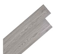 vidaXL Laminas de Suelo de PVC Autoadhesivas Gris oscuro 30,5 x 61 cm