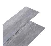 vidaXL Laminas de Suelo de PVC Autoadhesivas Madera Gris Mate