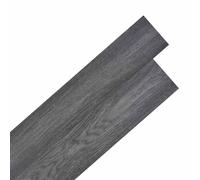 vidaXL Laminas de Suelo de PVC Autoadhesivas Negro y Blanco