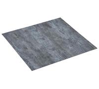 vidaXL Láminas de suelo grises imitación mármol, 5,11 m², 55 unidades, PVC