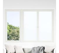 vidaXL: 5 láminas adhesivas para ventanas, efecto mate, color blanco, material PVC