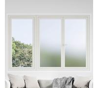 vidaXL Láminas de ventana esmeriladas gris PVC