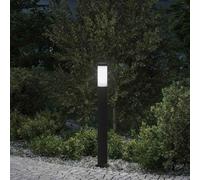 vidaXL Lámpara colgante, 80 cm, acero inoxidable, IP44