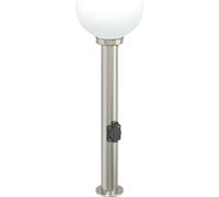 vidaXL Lámpara colgante con boca de salida, 80 cm, acero inoxidable, IP44