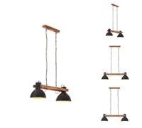 vidaXL Lámpara colgante de estilo industrial, 25 W, color , 109 cm, casquillo E27 - Lámparas
