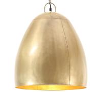 vidaXL Lámpara colgante industrial redonda 25 W latón 42 cm E27
