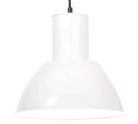 vidaXL Lámpara colgante redonda 25 W blanca 28,5 cm E27